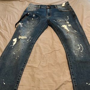 Akoo jeans. Size 36, slim fit. Brand new, never worn, tag still on clothing.